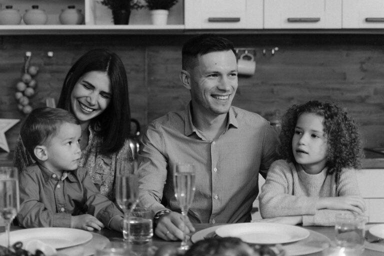Family sitting around