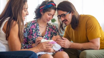 When your friend becomes a parent first: how to stay connected through the change