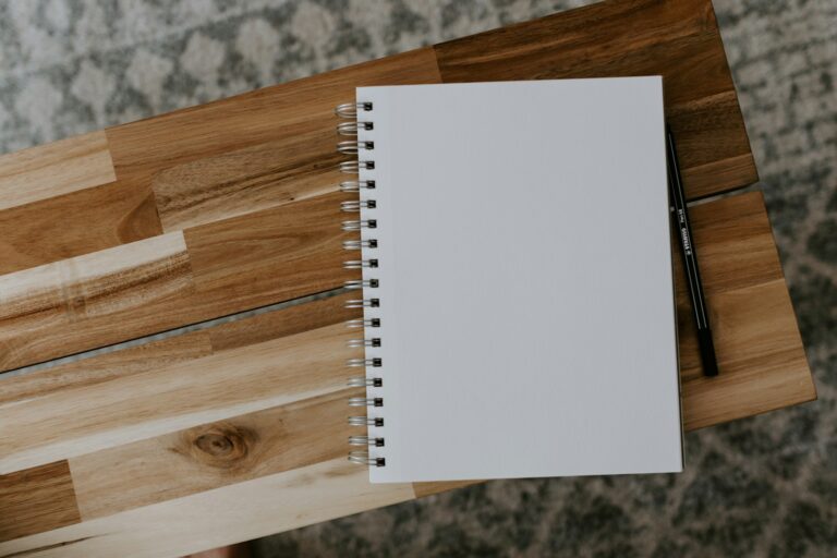 Open book notebook