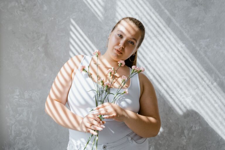 Plus size woman