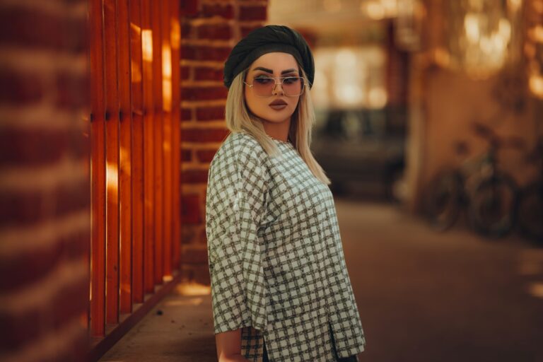 Plus size woman