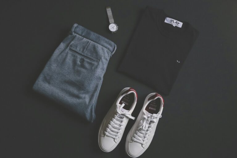 Flat lay casual