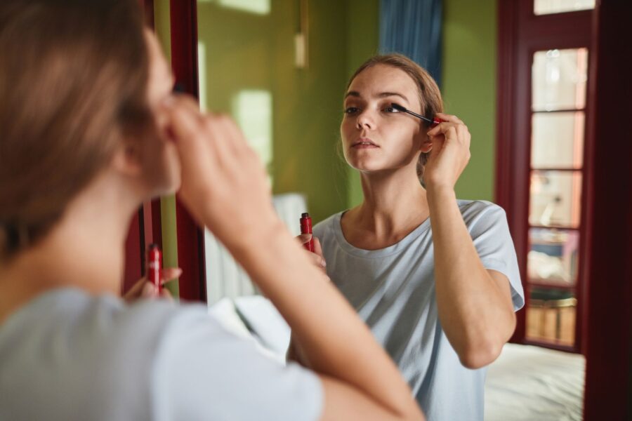 Woman applying everyday