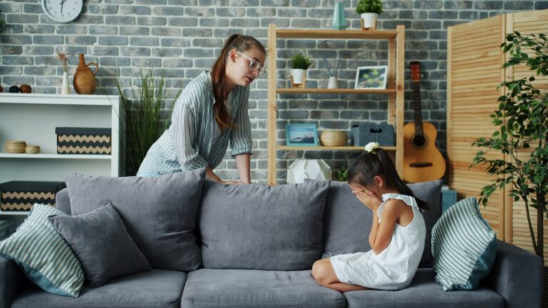 Parent child talking