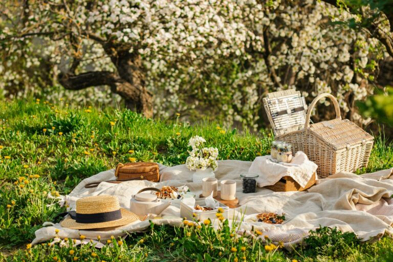 Summer picnic blanket