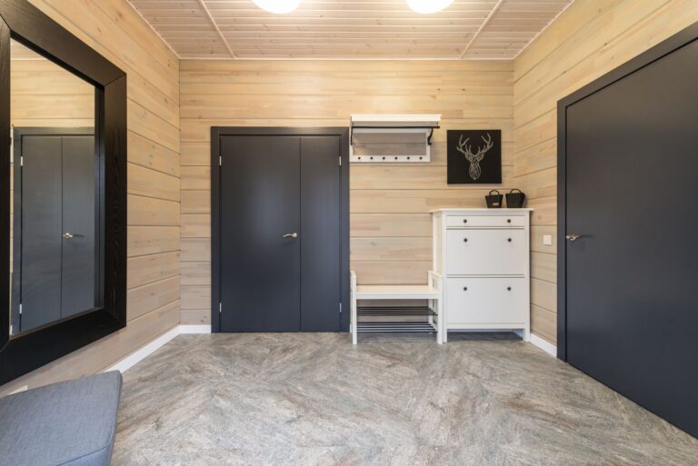 Small hallway wall