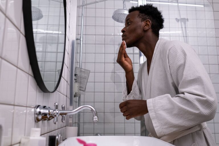Night skincare routine