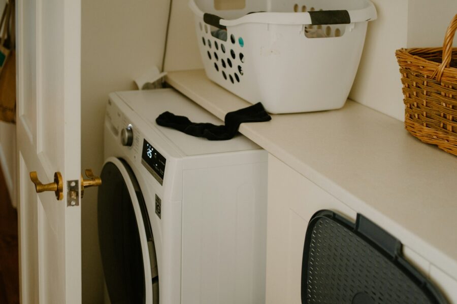 Laundry basket washing