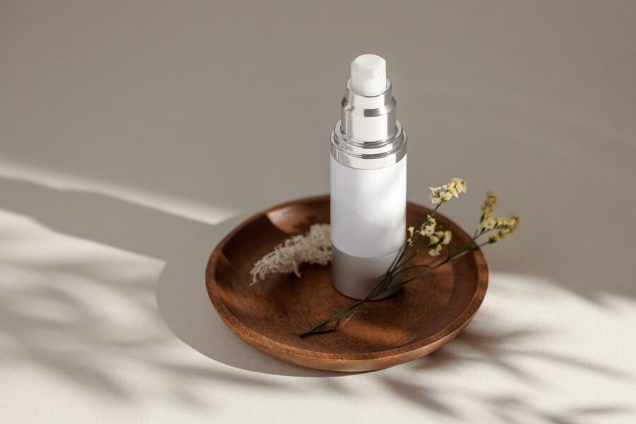 Perfume bottles wooden