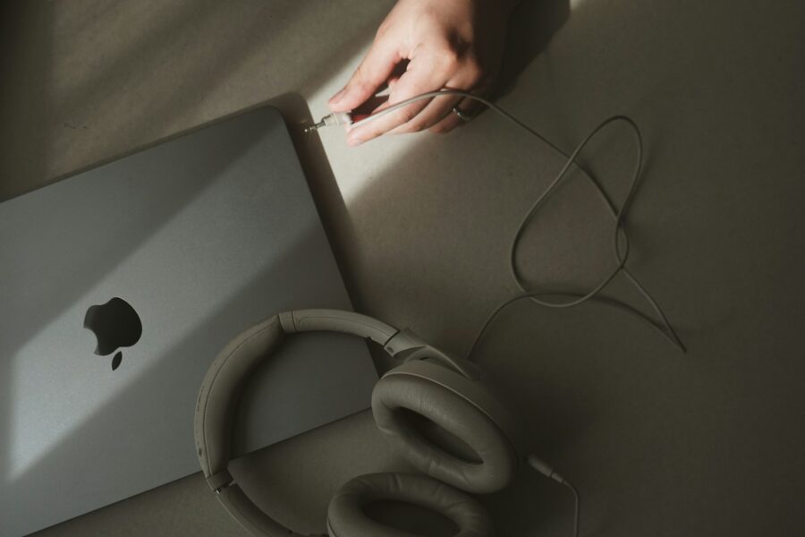 Person working desk