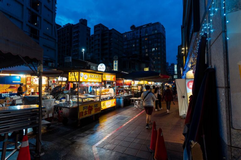 City street night