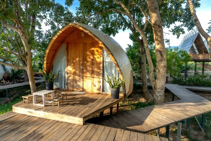 Forest cabin wooden