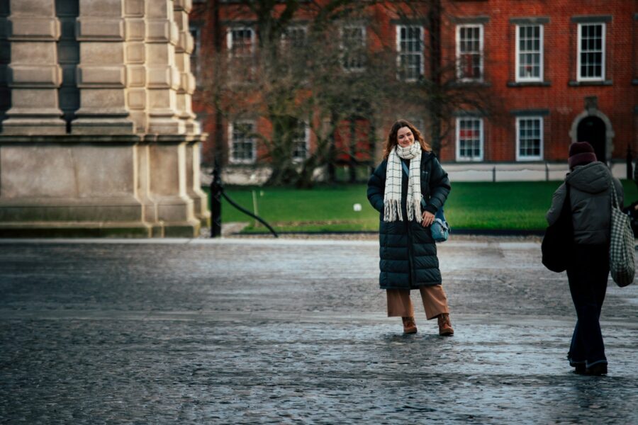 Woman winter outfit