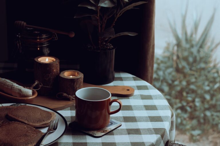 Family breakfast table