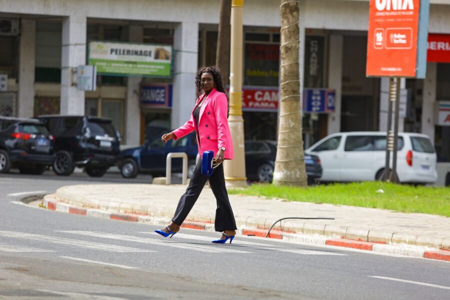 Woman outfit colorful