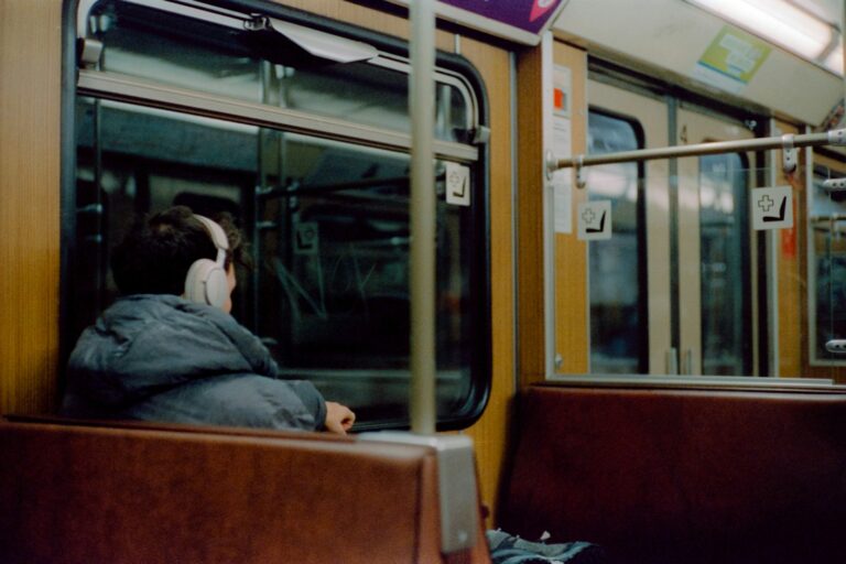 Person commuting train