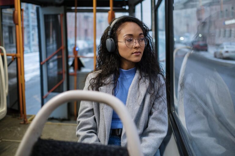 Person bus looking