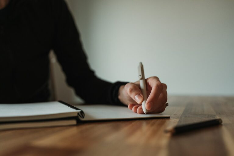 Hand writing small