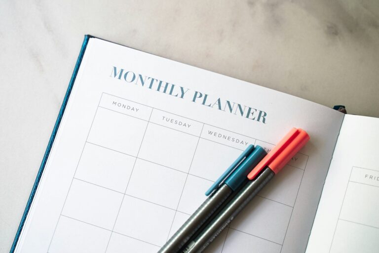 Open planner pen
