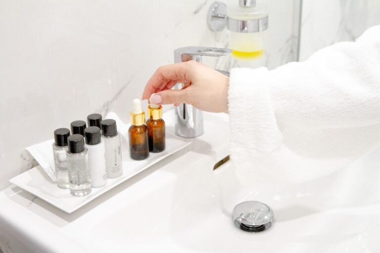 Nighttime skincare routine