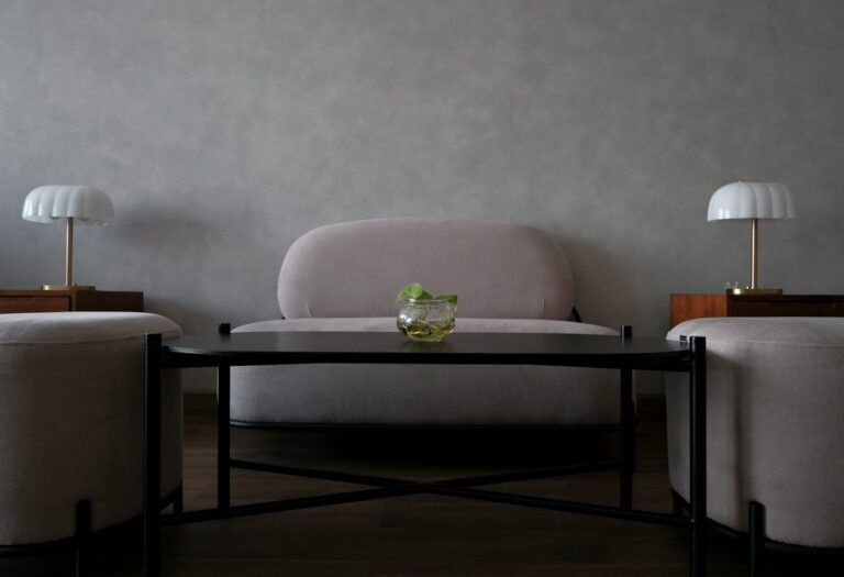 Evening living room