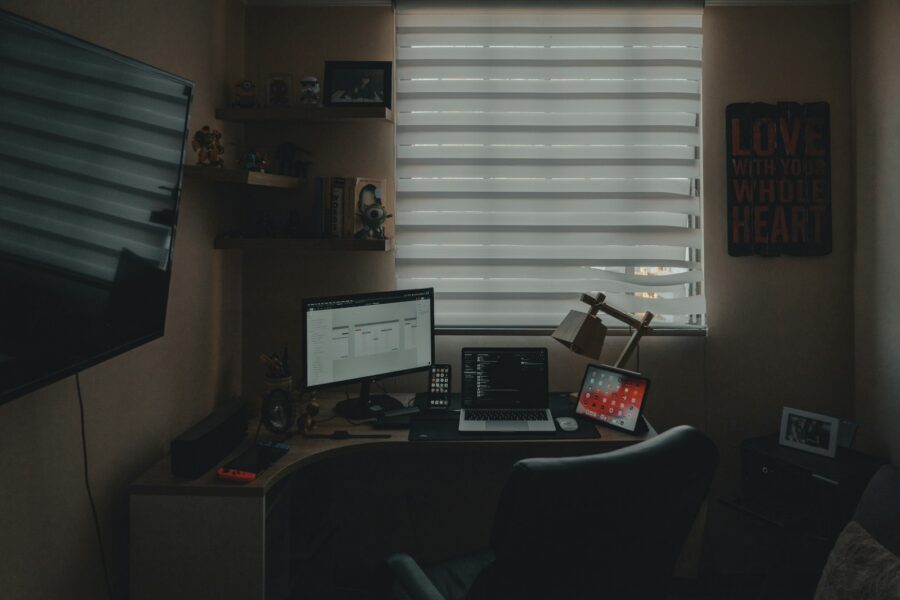 Home office corner