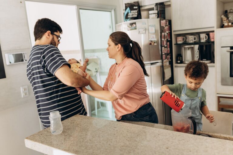 Parents children arguing