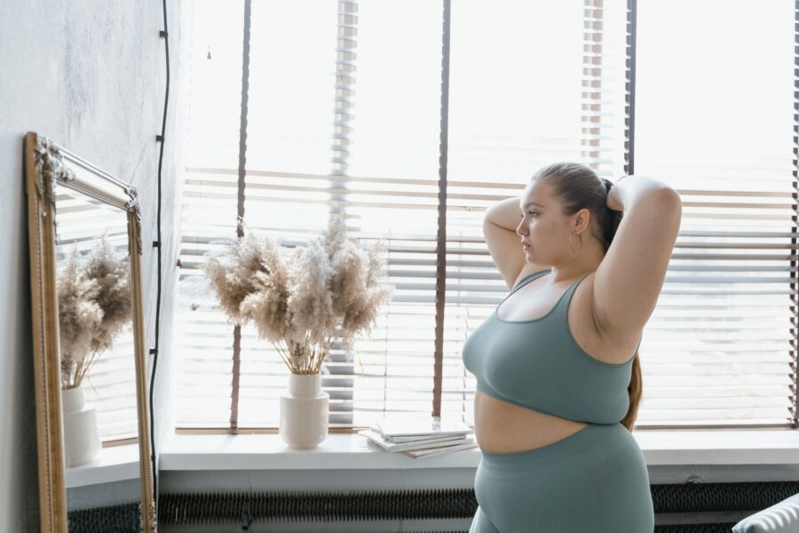 Plus size woman