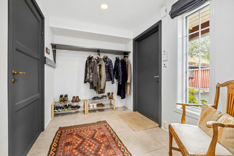Autumn entryway shoes