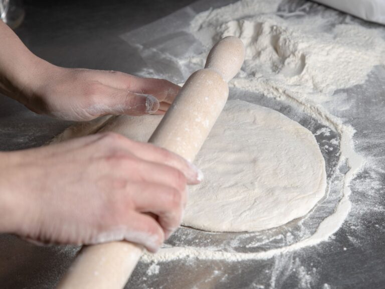 Flatbread dough rolling