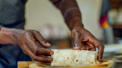 Simple make-ahead breakfast burritos that actually fit into a busy morning