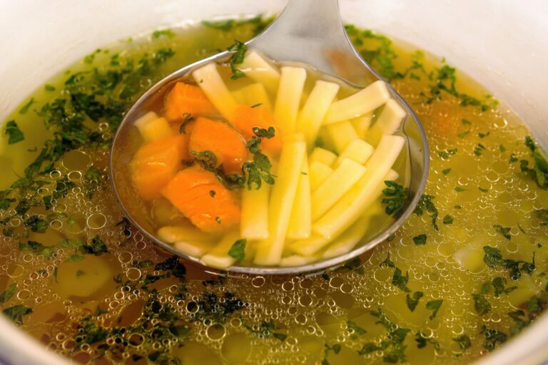 Ladle serving lentil