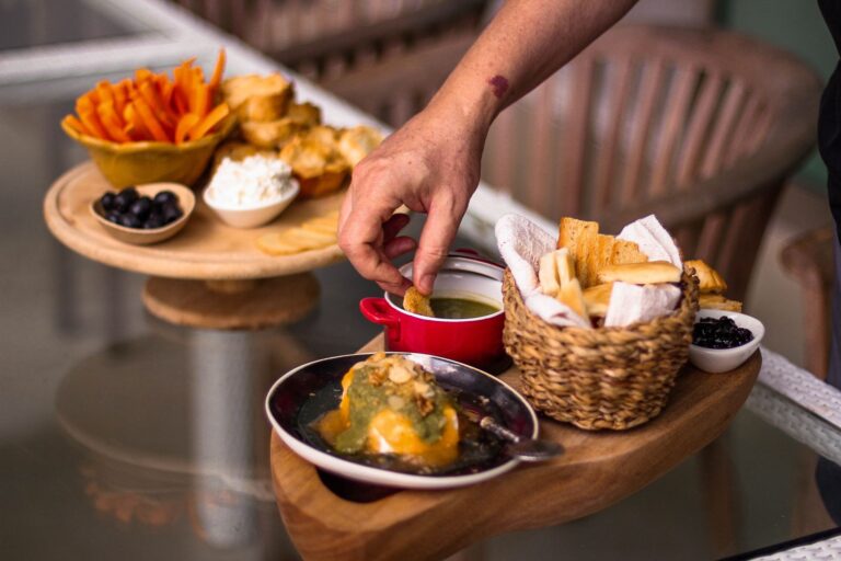 Snack platter vegetables