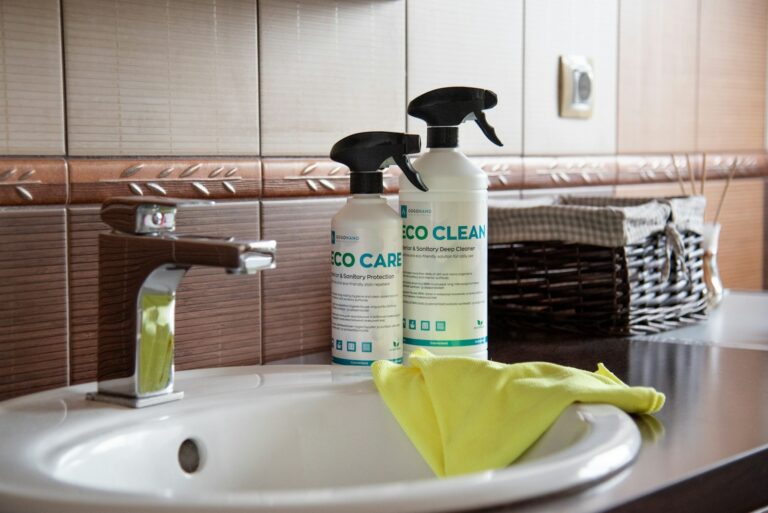 Organized bathroom sink