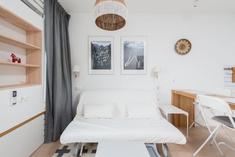 Studio apartment interior