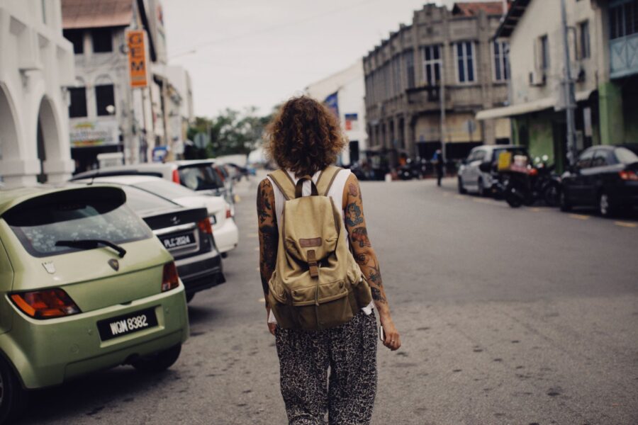 Solo traveler summer