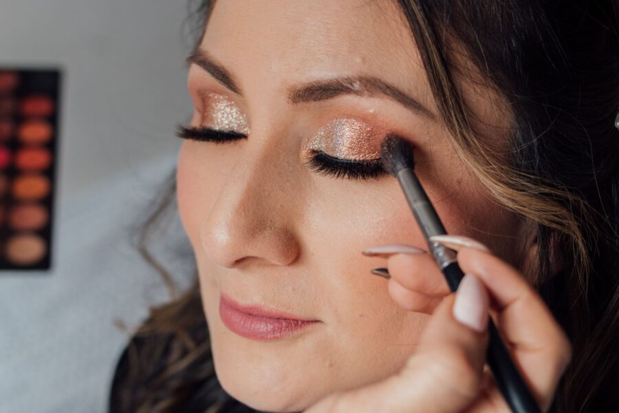 Woman party makeup