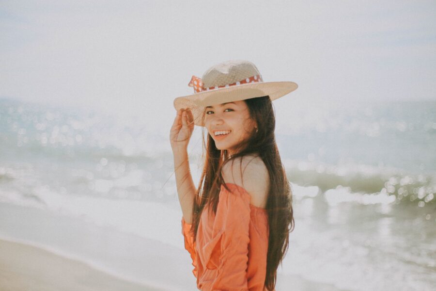 Woman summer hat