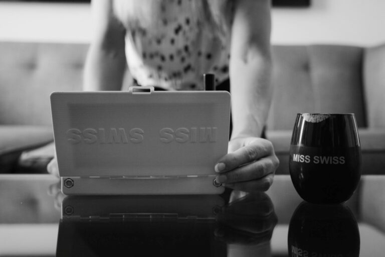 Person sitting desk