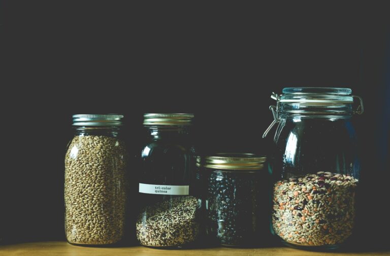 Healthy pantry ingredients