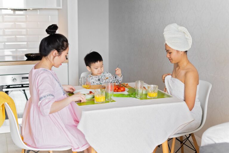 Family weekend morning